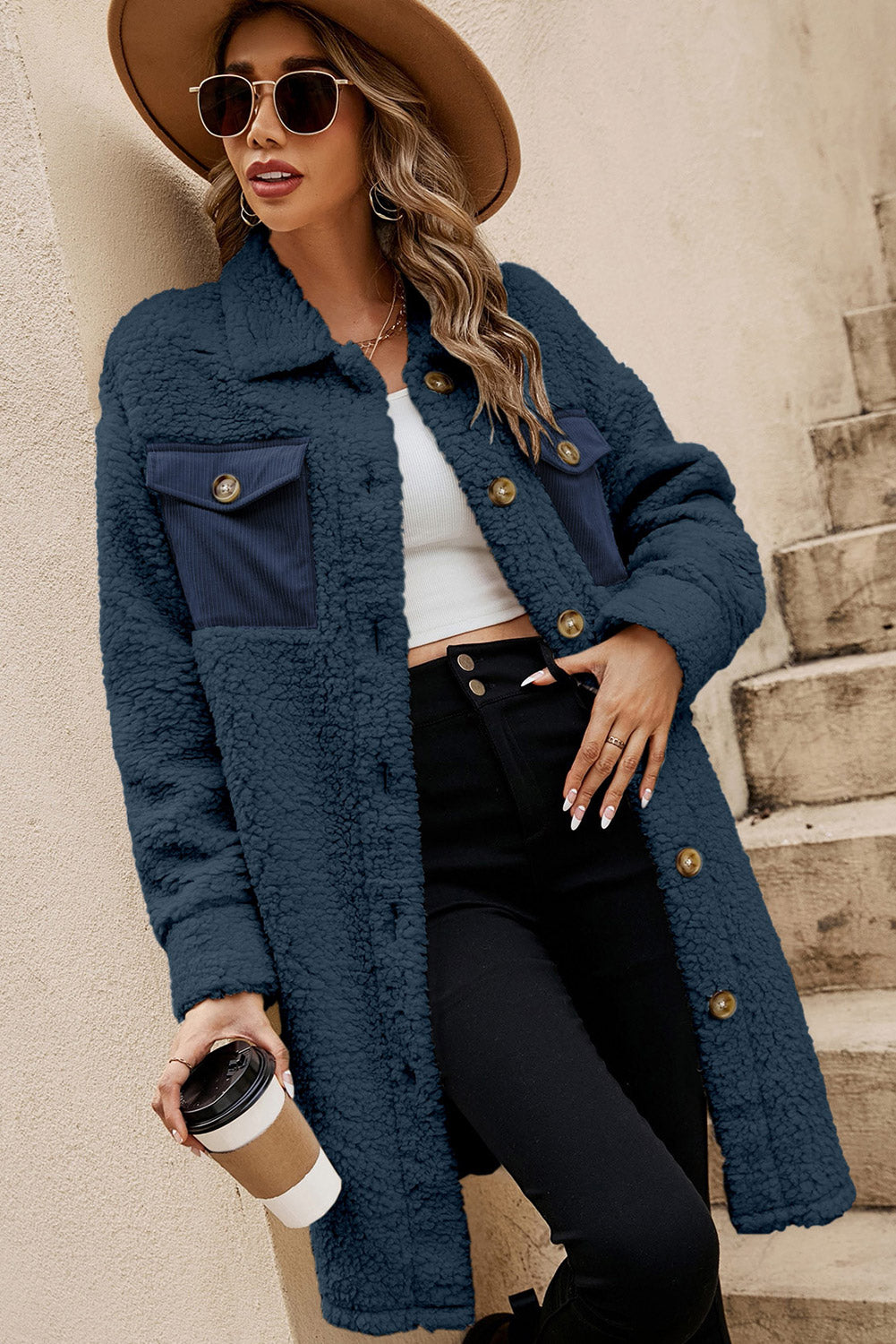 Cloud-Soft Luxe Teddy Coat