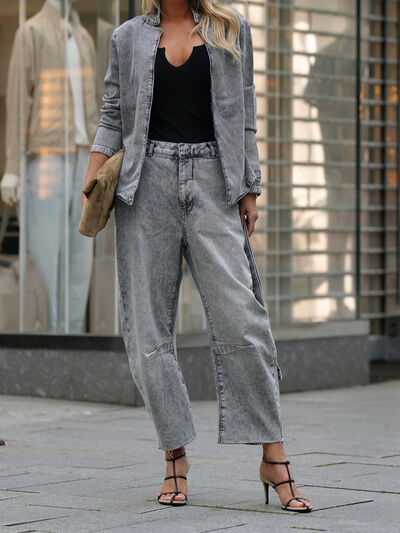 Denim Muse Two-Piece Set - side view