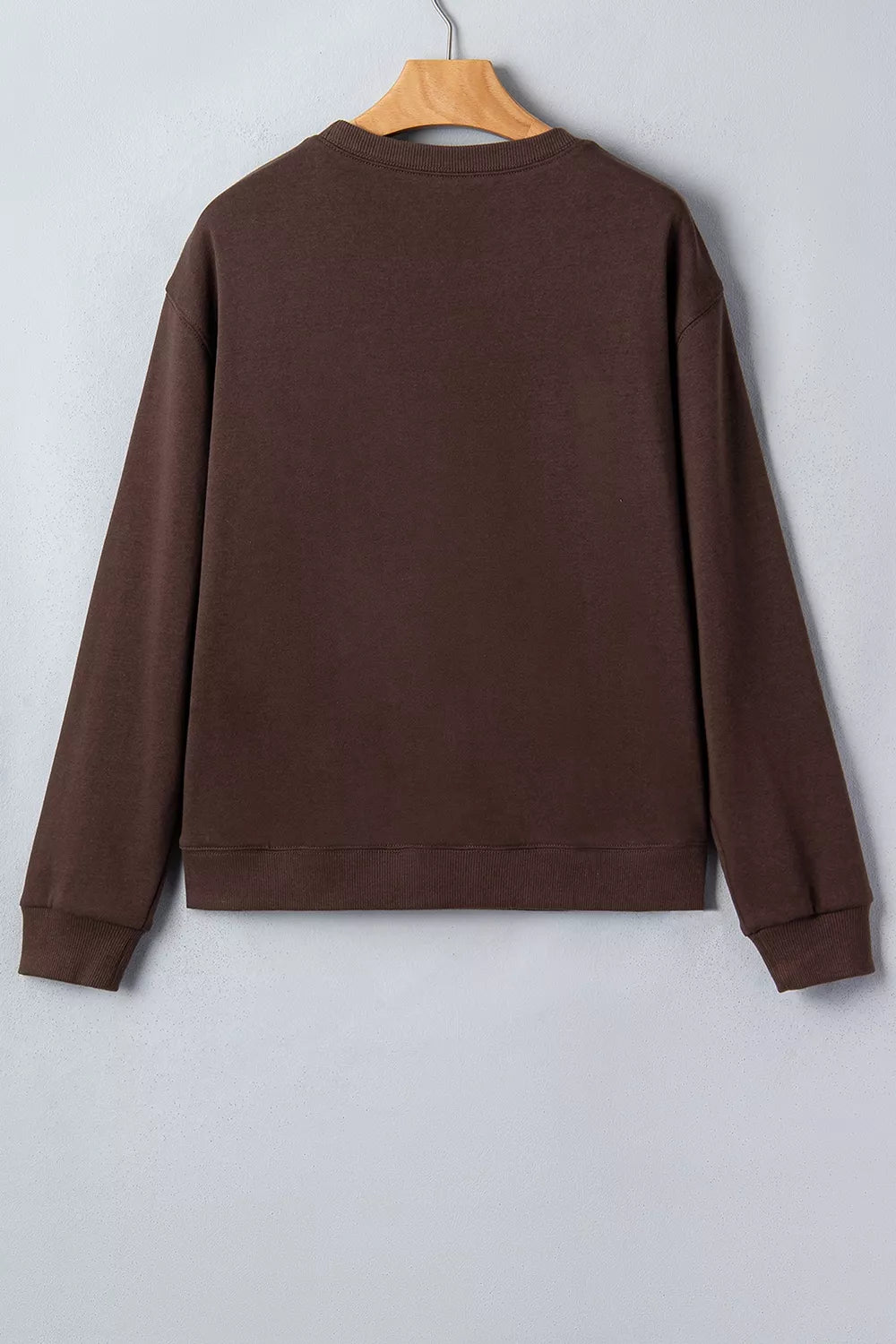 Pray Plaid Crew Neck Sweatshirt - boutique product photo