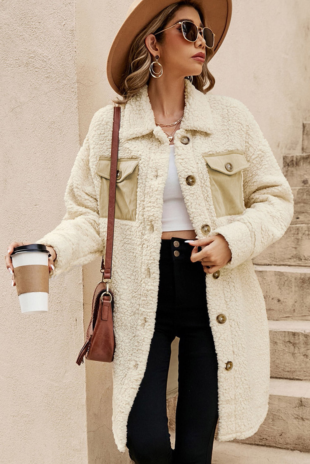 Cloud-Soft Luxe Teddy Coat