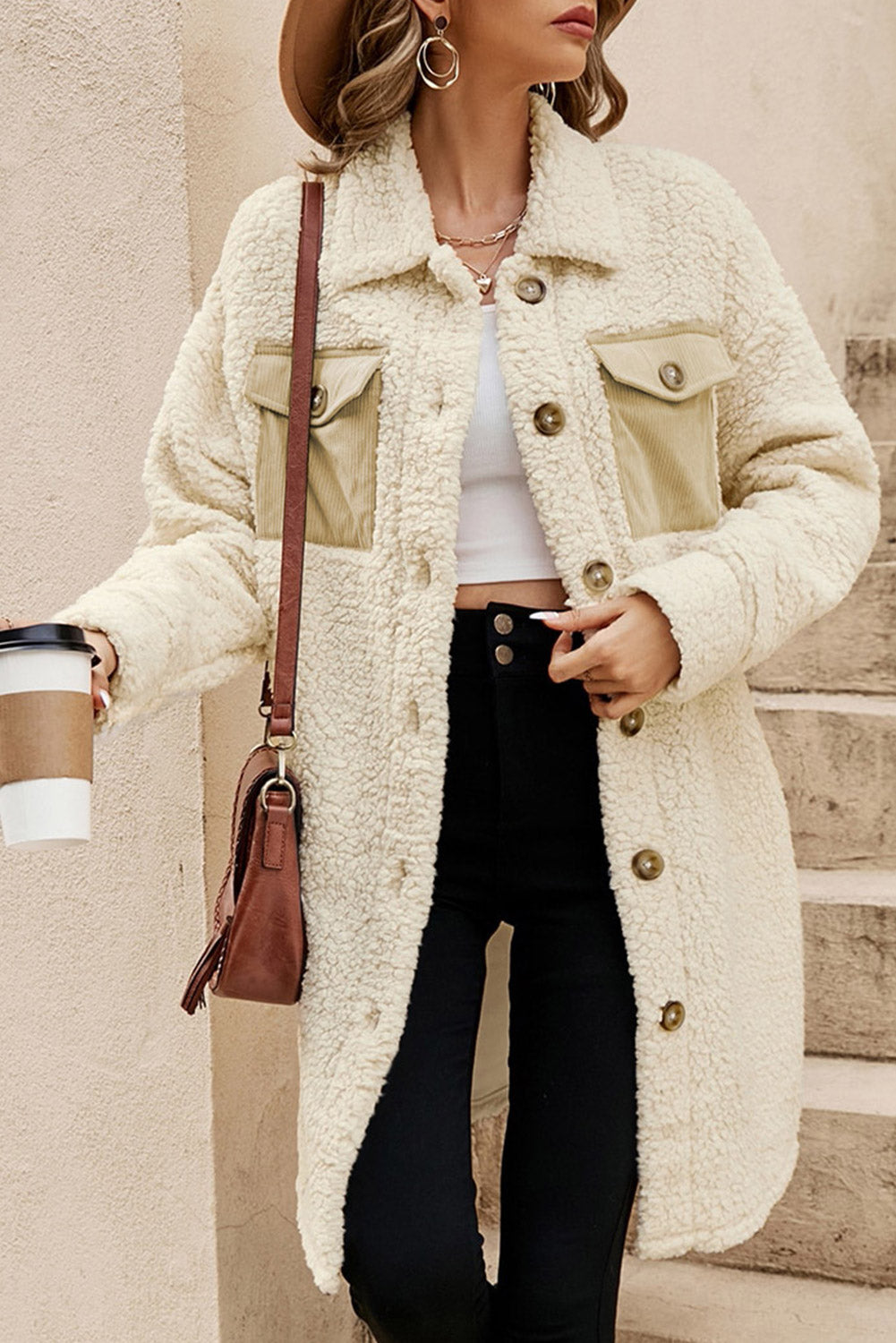 Cloud-Soft Luxe Teddy Coat