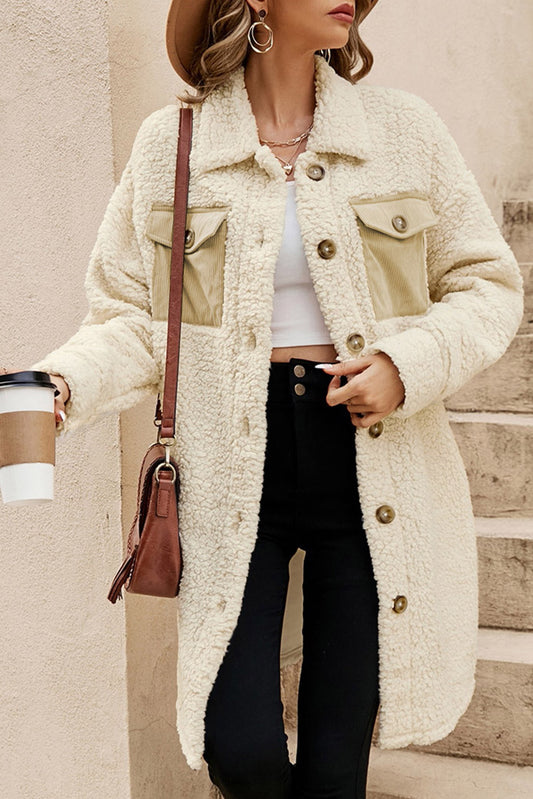 Cloud-Soft Luxe Teddy Coat