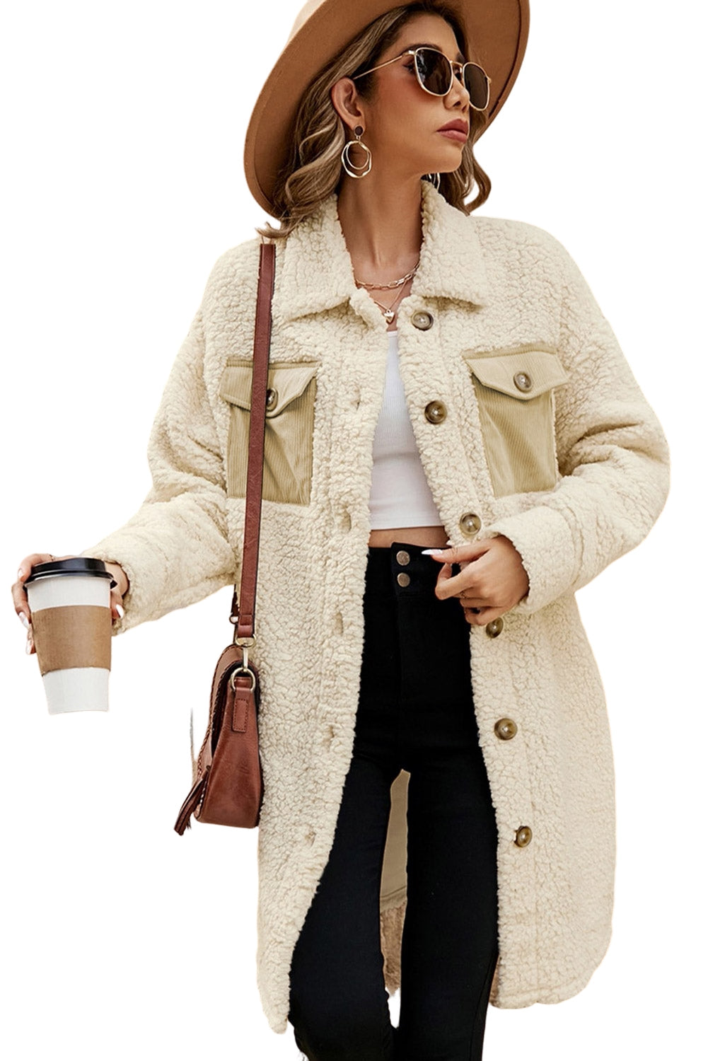 Cloud-Soft Luxe Teddy Coat
