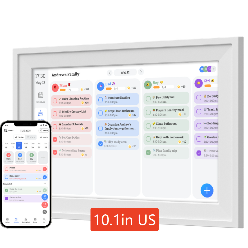 Lifestyle - Touchscreen Digital Calendar