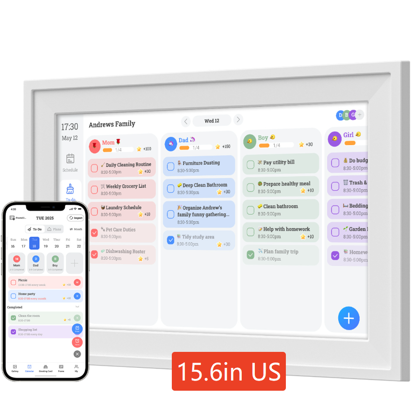 Lifestyle - Touchscreen Digital Calendar