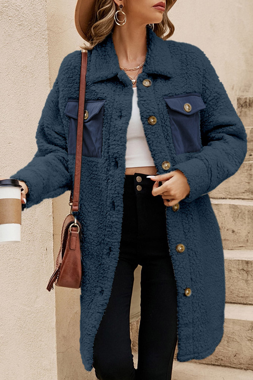 Cloud-Soft Luxe Teddy Coat