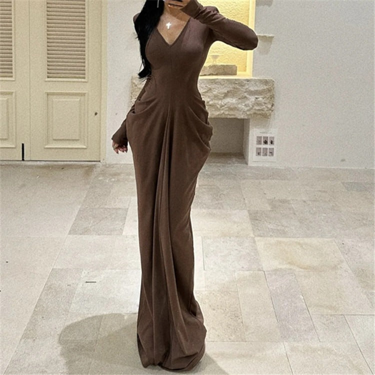 French Sexy Brushed Spicy Girl Dress